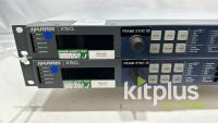 [QTY2] HARRIS X50-AV-2PS X50 Intelligent Frame Synchronizer Up/Down Cross Converter 3G/HD/SDI active options 3G and Fiber. - 2