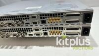 [QTY2] HARRIS X50-AV-2PS X50 Intelligent Frame Synchronizer Up/Down Cross Converter 3G/HD/SDI active options 3G and Fiber. - 6