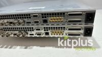 [QTY2] HARRIS X50-AV-2PS X50 Intelligent Frame Synchronizer Up/Down Cross Converter 3G/HD/SDI active options 3G and Fiber. - 6