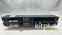 [QTY2] HARRIS X50-AV-2PS X50 Intelligent Frame Synchronizer Up/Down Cross Converter 3G/HD/SDI active options 3G and Fiber.