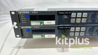 [QTY2] HARRIS X50-AV-2PS X50 Intelligent Frame Synchronizer Up/Down Cross Converter 3G/HD/SDI active options 3G and Fiber. - 2