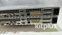 [QTY2] HARRIS X50-AV-2PS X50 Intelligent Frame Synchronizer Up/Down Cross Converter 3G/HD/SDI active options 3G and Fiber. - 6