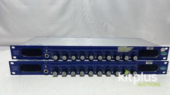 (QTY 2) CTP Systems Prehear 2040 Audio monitoring/mixing unit,10x stereo inputs,1U