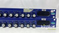 (QTY 2) CTP Systems Prehear 2040 Audio monitoring/mixing unit,10x stereo inputs,1U - 4