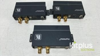 (QTY 3) Kramer digitools FC-331, SD/HD to HDMI converters - no power supplies