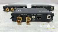 (QTY 3) Kramer digitools FC-331, SD/HD to HDMI converters - no power supplies - 2