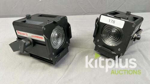 Spotlight Mini Fresnel Watt 300 IP 20 [Qty 2]