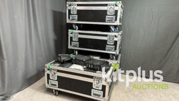 I-PIX SATELLITE RGB LED FIXTURE [Qty 28] in Flight cases [Qty4]