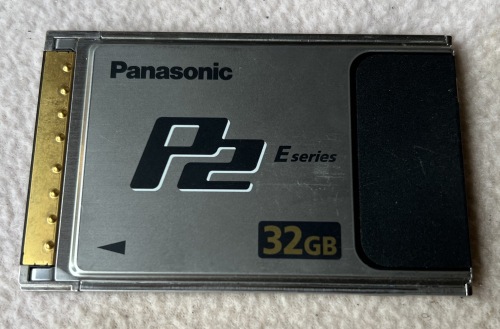 Panasonic AJ-PE032XG 32GB P2 Card.