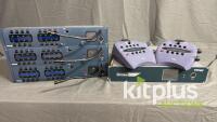 Trilogy Gemini 32 Port Mainframe (16 port equipped) with 3x 16 key panels & 2x 8 key panels.
