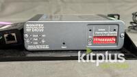 Sonifex Audiophile Dante Interface DIO10 [Qty2] mounted on rack shelf - 7