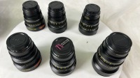 Set of 6x Veydra MFT Lenses in Black Hard Plastic Case - 4