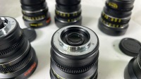 Set of 6x Veydra MFT Lenses in Black Hard Plastic Case - 7