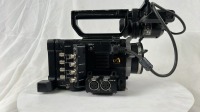 Sony PMW-F55 Broadcast Camera with DVF-EL100 Viewfinder, top handle and V-Lok battery backplate - 3