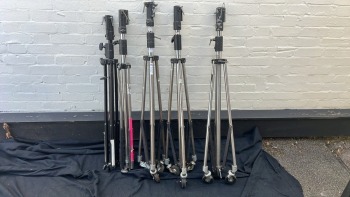 5x single lift lighting stands