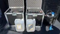 3 x La Maitre Smoke Machine in 2 x in Flightcase, 1 x No case