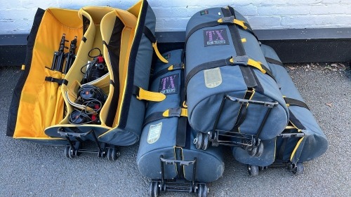 4x Sachtler 300h lighting kits