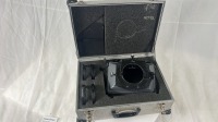 CLWAH-F4,5 Mattebox, with 4 donuts, 2 trays, and french flag in flightcase black corners