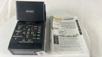 Panasonic AG-HPG20E P2 Recorder c/w instructions manual