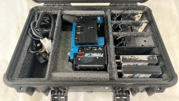 Transvideo KIT 6.5" 16:9 PAL Rainbow Monitor Bright Monitor, with tx/rx, cables, with hand grip, in peli case