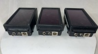 3 x 6.5" 16:9 PAL Rainbow Monitor Superbright Monitor with AB Battery Plate - 3