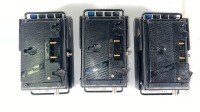 3 x 6.5" 16:9 PAL Rainbow Monitor Superbright Monitor with AB Battery Plate - 5