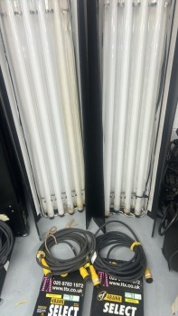 2x Kino 4ft FIX 4804 light Kit with 2x ballasts with tubes shown