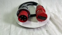 125 to 63amp three phase adapter - 1.8m lead
