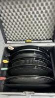 Strand 4/2.5w light unit with a lens kit contained in separate flight case. with Ballast and header cable. - 12