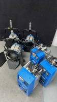 3x Arri Daylight compact 575 model L1 73770 with ARRI ballasts and leads