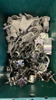 Circa 25 box of Scaffolding clamps, various