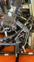 Circa 20 x Box of G clamps and gaffer clamps etc - 3