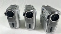 3x Sony DCR-PC-109E DV Handycam, No accessories. - 2