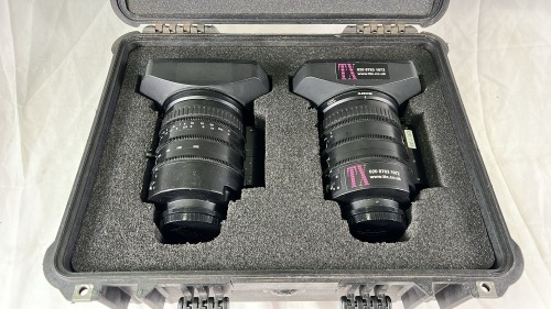 2x Sony Power Zoom Lenses 14x - SCL-Z18X140 in Pelicase