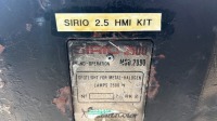 2x 2500 Sirio HMI with 2x 2.5K Strand ballasts Note: NO Lens in 1x lamp - 7
