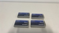 (Qty 4x) Sony AXS-A512S48 512GB/GO memory cards