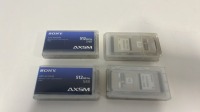 (Qty 4x) Sony AXS-A512S48 512GB/GO memory cards