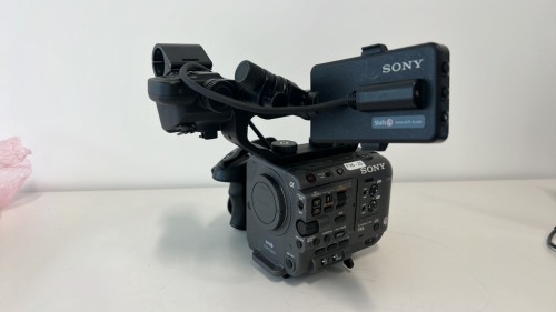 Sony ILME-FX6V solid state memory camcorder with Sony digital viewfinder including zoom handle