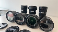 Set of (Qty 7) Sony FE2 Lenses - 8