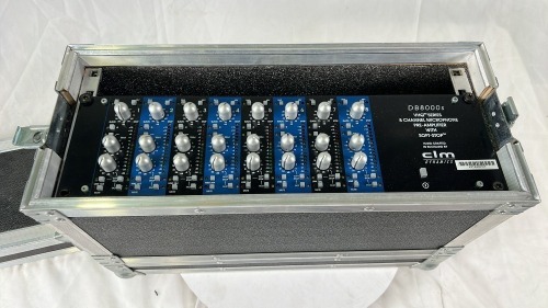 CLM Dynamics DB8000S 8-channel Microphone Pre Amp with 4U rack case