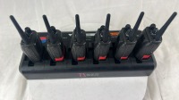 Kit of 6x Motorola DP1400 Walkie Talkie with NNTN8410A 6-way Charger - 2