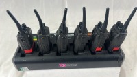 Kit of 6x Motorola DP1400 Walkie Talkie with NNTN8410A 6-way Charger - 4