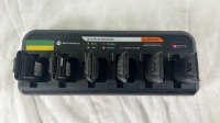 Motorola 6-way Multi-Charger for R2, CP040 & DP1400 two way radios, with charging bays with 6x Batteries - 2