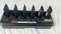 Motorola 6-way Multi-Charger for R2, CP040 & DP1400 two way radios, with charging bays with 6x Batteries - 3