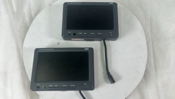 2x 7" TFT Wide Colour LCD Monitor LCM-702R