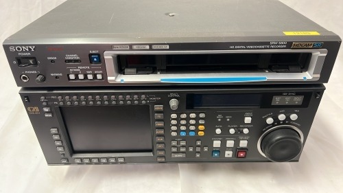 SRW-5800/2 HDCAM Studio Recorder VTR with flight case (Faulty - engineer report supplied)