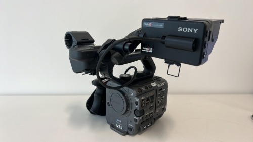 Sony ILME-FX6V solid state memory camcorder with Sony digital viewfinder including zoom handle