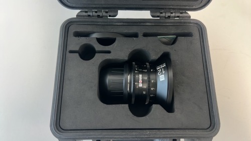 LAOWA 12mm T2.9 Zero-D lens in case