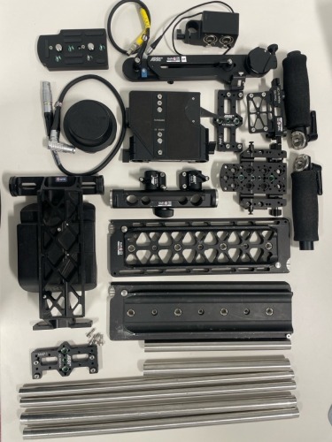 Arri camera cradle parts as photographed