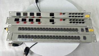 Grass Valley Group 2x 1U Communications Bus 006900-02 and 2x 1U Switcher Matrix (4 Units)